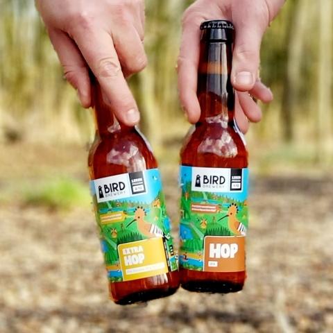 Bird Hop en Extra Hop om verschil te proeven